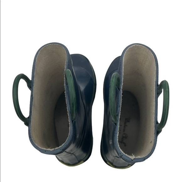 Western Chief Fire Chief Navy Slip On Waterproof Rain Boots Size 9 Toddler - Picture 8 of 10